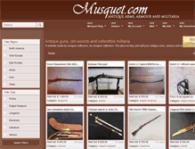 Tablet Screenshot of musquet.com